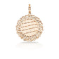 14K Cuban Diamond Picture Pendant With 3.85 Carats Of Diamonds