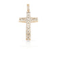 14K Diamond Cross With 2.94 Carats Of Diamonds