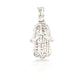 14K 3D Diamond Hamsa With 1.25 Carats Of Diamonds
