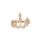 14K Gold Allah Baguette Natural Diamond Ring for Men – 0.92 CTW