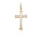 2.0 14K Diamond Cross With 1.31 Carats Of Diamonds
