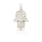 14K Baguette Diamond Hamsa With 2.44 Carats Of Diamonds