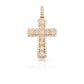 14K Diamond Cross With 2.90 Carats Of Diamonds