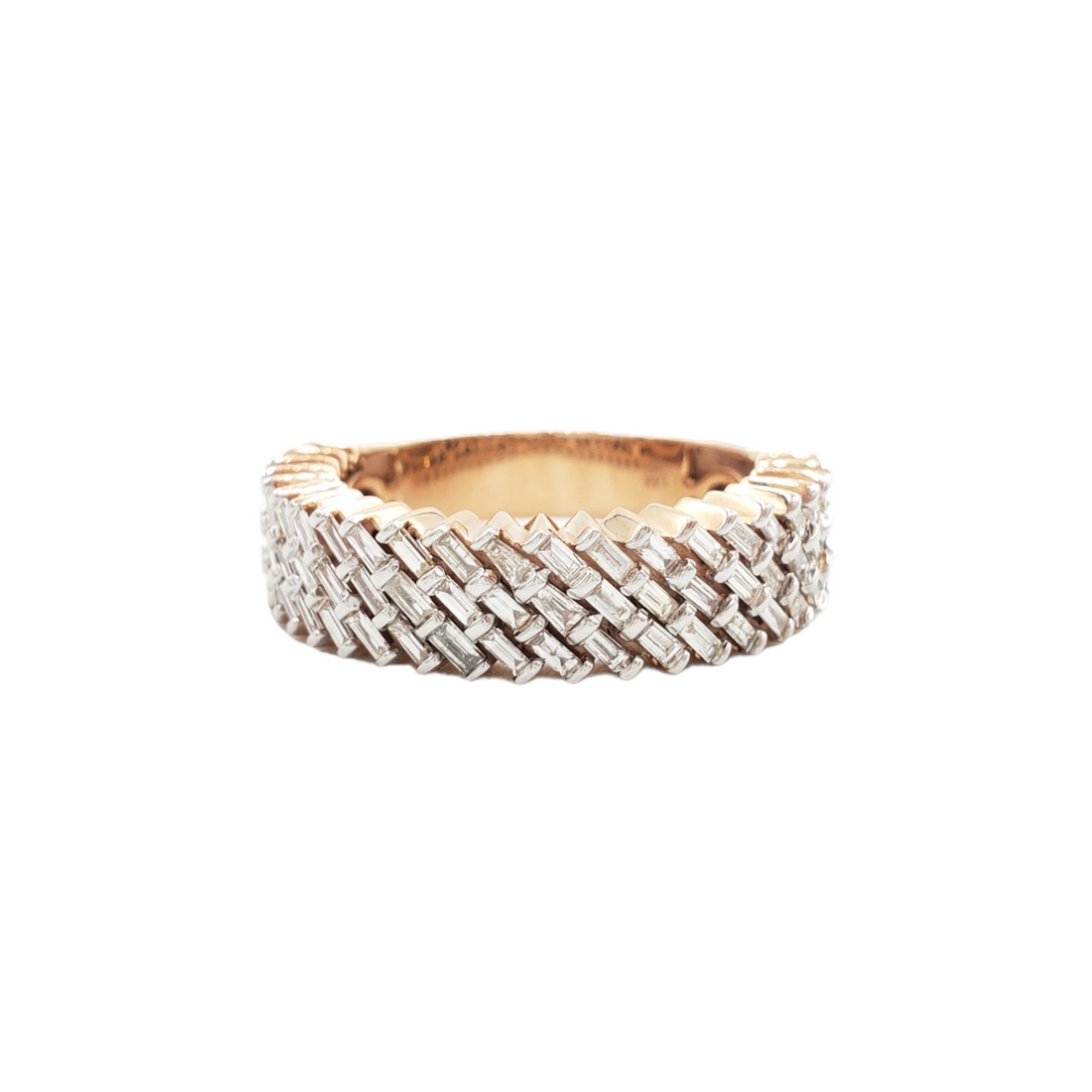 14K Gold Baguette Natural Diamond Ring for Men – 1.87 CTW