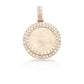 14K 3 Row Diamond Picture Pendant With 2.75 Carats Of Diamonds