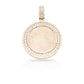 14K Three Row Diamond Picture Pendant With 2.75 Carats Of Diamonds