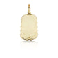14K Rectangle Diamond Picture Pendant With 3.22 Carats Of Diamonds