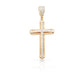 14K Diamond Cross With 0.78 Carats Of Diamonds