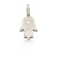 14K Eye Diamond Hamsa With 0.84 Carats Of Diamonds