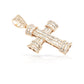 14K Baguette Diamond Cross With 2.69 Carats Of Diamonds