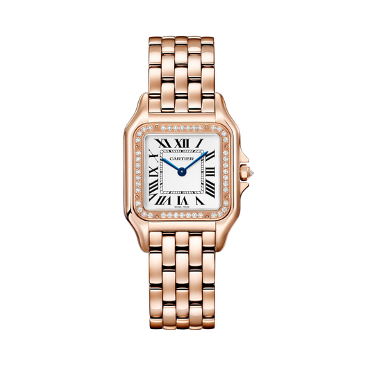 Cartier Panthère de Cartier WJPN0088 - Medium model Rose gold, Silvered Dial, Rose gold bracelet