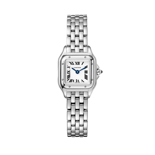 Cartier Panthère de Cartier WSPN0012 - Mini model Steel, Silver Dial, Steel bracelet