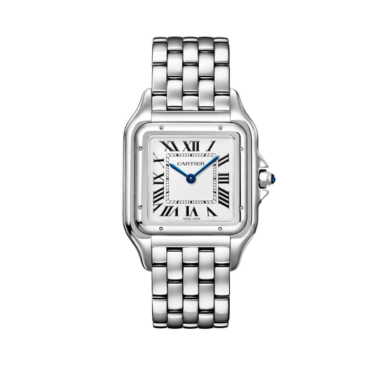 Cartier Panthère de Cartier WSPN0016 - Large model Steel, Silvered Dial, Steel bracelet