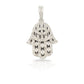14K Diamond Hamsa With 0.76 Carats Of Diamonds