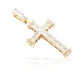 2.0 14K Diamond Cross With 1.31 Carats Of Diamonds