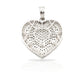 14K Baguette Diamond Heart With 4.23 Carats Of Diamonds