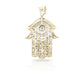 14K Diamond Hamsa With 2.30 Carats Of Diamonds