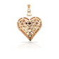 14K Diamond Broken Heart With 2.64 Carats Of Diamonds