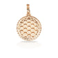 14K 3 Row Diamond Picture Pendant With 2.75 Carats Of Diamonds