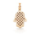 14K Diamond Hamsa With 1.03 Carats Of Diamonds