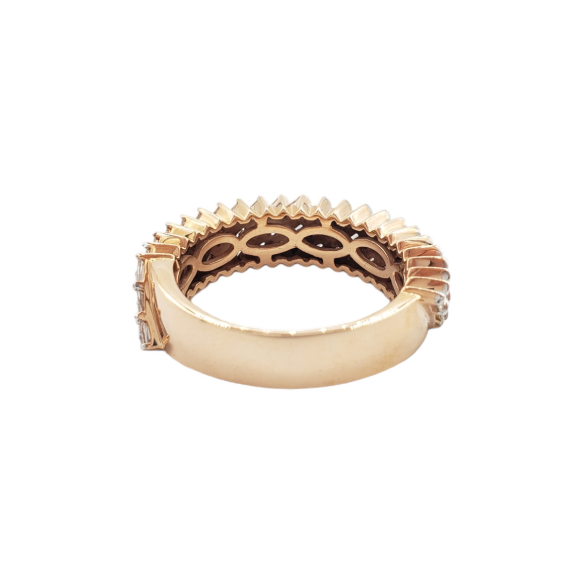 14K Gold Baguette Natural Diamond Ring for Men – 1.87 CTW