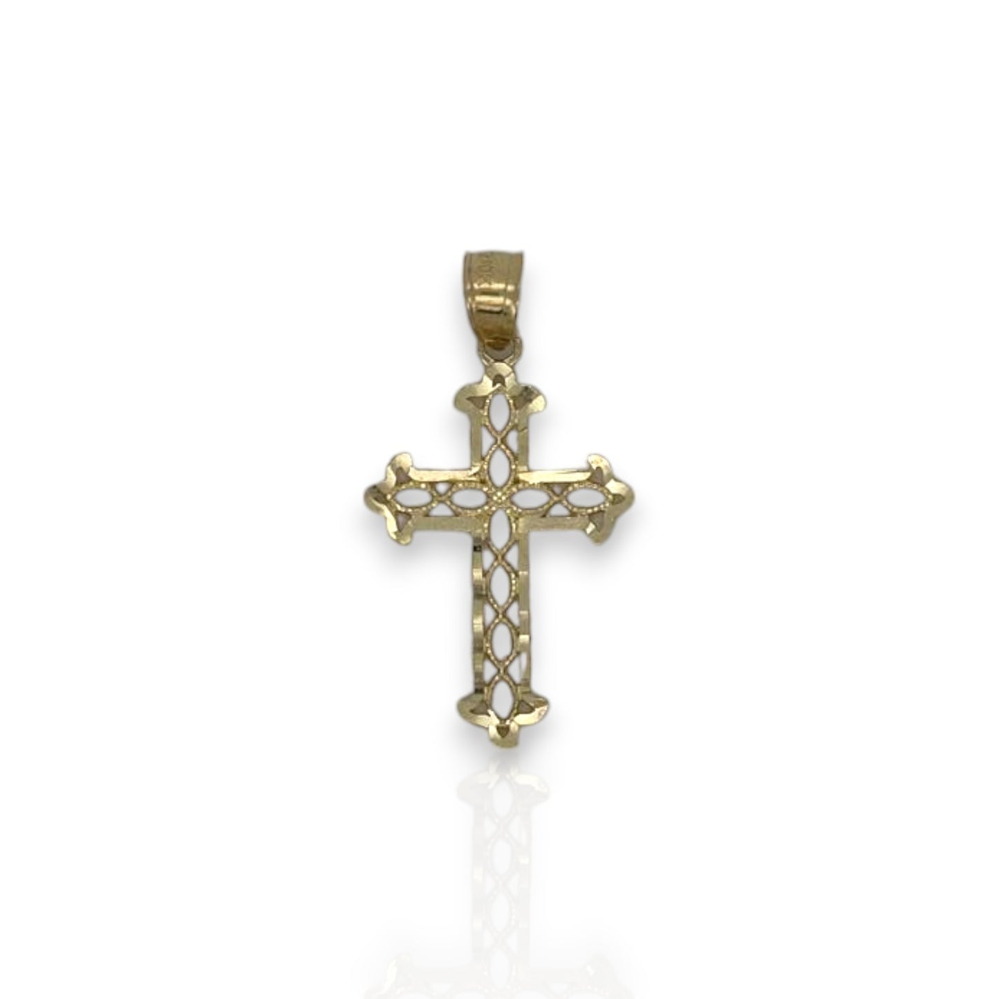 Cross Pendant - 10K Yellow Gold