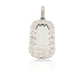 14K Rectangle Diamond Picture Pendant With 3.22 Carats Of Diamonds