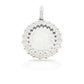 14K Diamond Picture Pendant With 3.40 Carats Of Diamonds