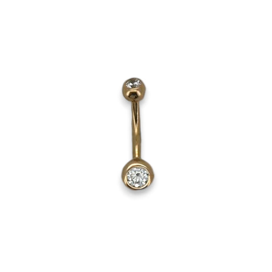 Belly Piercing - 14K Yellow Gold