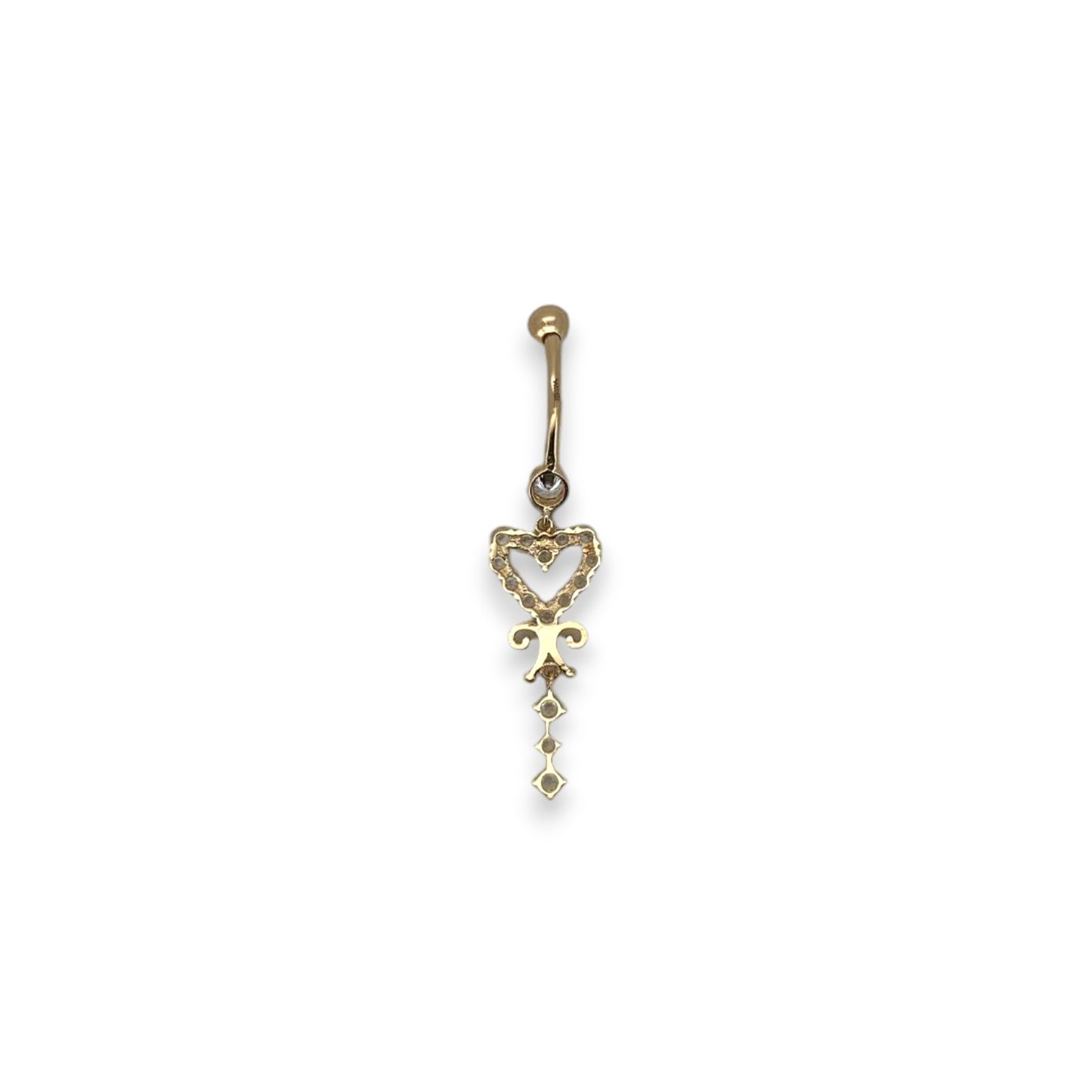 Belly Piercing - 14K Yellow Gold