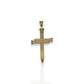 Cross Pendant - 10K Yellow Gold