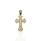 Cross Pendant - 10K Yellow Gold