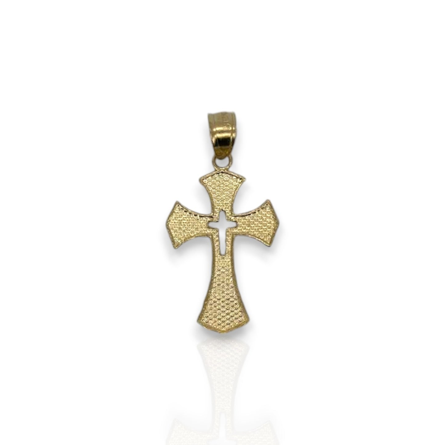 Cross Pendant - 10K Yellow Gold