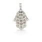 14K Diamond Hamsa With 0.76 Carats Of Diamonds