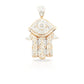 14K Diamond Hamsa With 2.30 Carats Of Diamonds