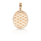 14K Oval Diamond Picture Pendant With 2.01 Carats Of Diamonds