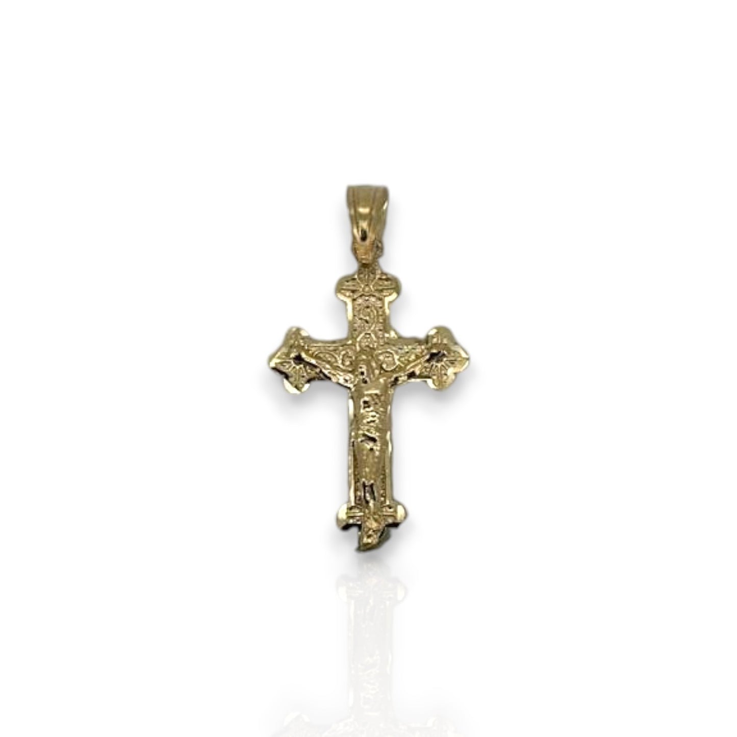 Cross Pendant - 10K Yellow Gold