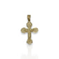 Cross Pendant - 10K Yellow Gold