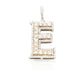14K Gold Diamond Initial Pendant