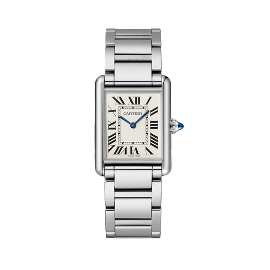 Cartier Tank Must de Cartier WSTA0106 - Large model Steel, Silvered Dial, Interchangeable steel bracelet
