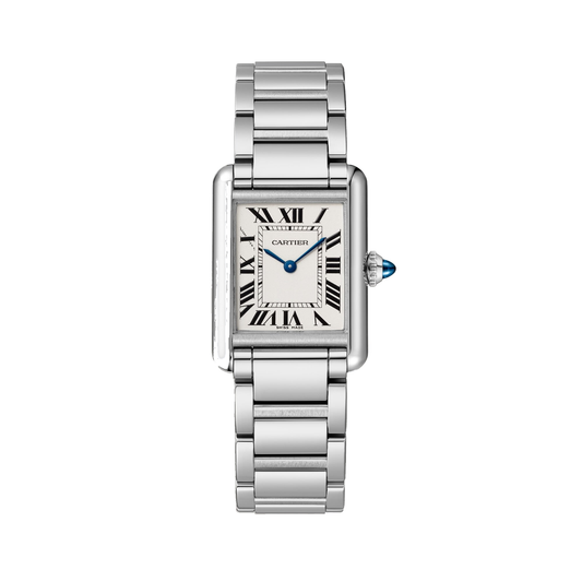 Cartier Tank Must de Cartier WSTA0107 - Small model Steel, Silvered Dial, Interchangeable steel bracelet
