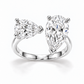14K Fancy Small + Big Pear — Free Form
