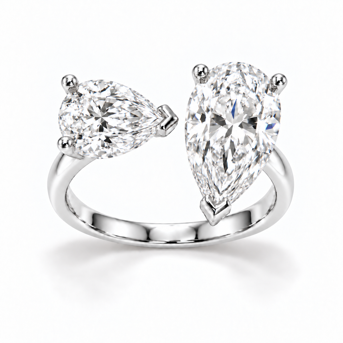 14K Fancy Small + Big Pear — Free Form