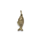 Golden Fish Pendant - 14K Two Tone