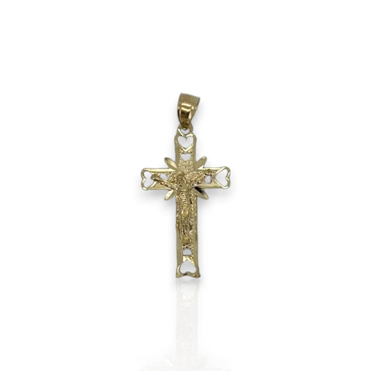 Cross Pendant - 10K Yellow Gold