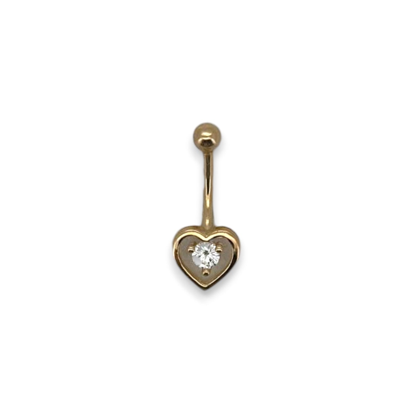 Belly Piercing - 14K Yellow Gold