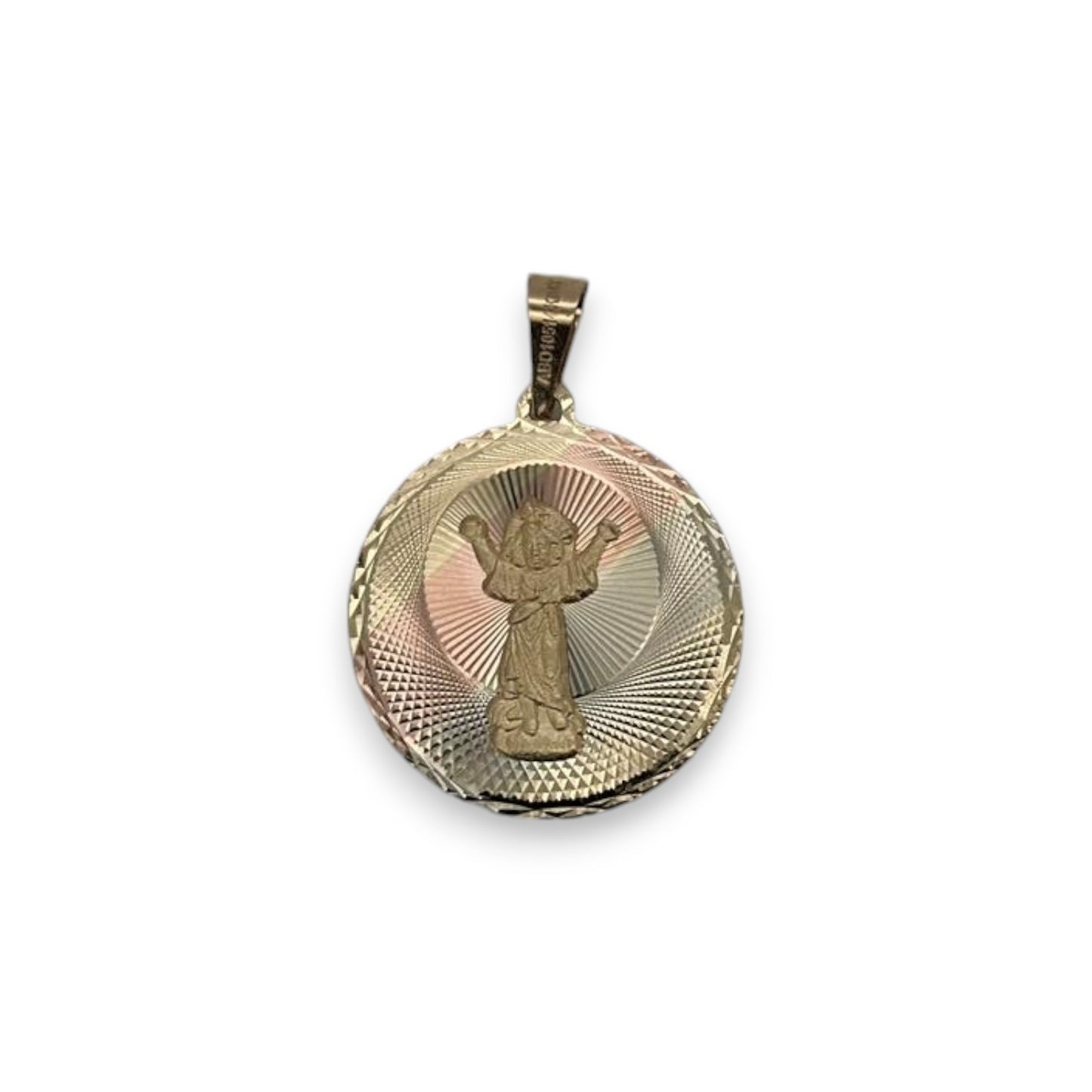 Divine Child Pendant - 14K Tri Color