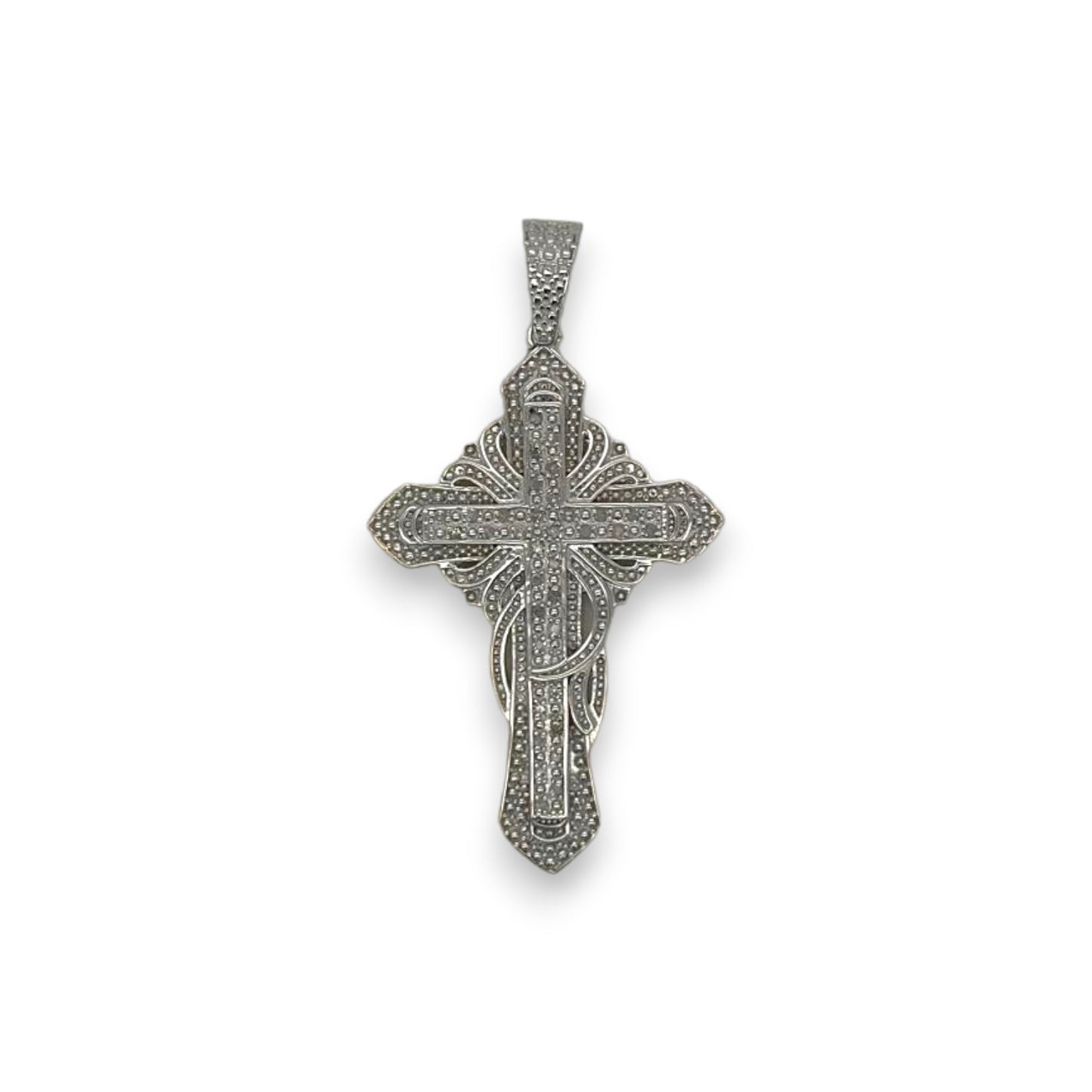 Cross Pendant - 10K Two Tone