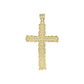 Cross Pendant - 10K Yellow Gold