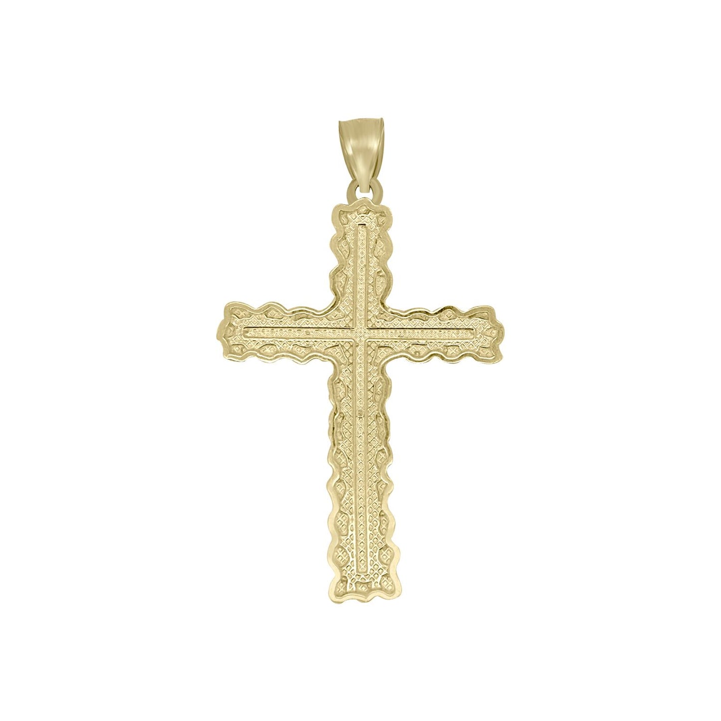 Cross Pendant - 10K Yellow Gold